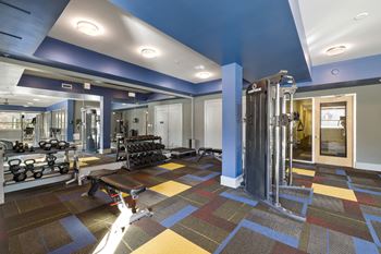 Fitness center with yoga studio
